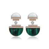 COSMIC GRACE MALACHITE EARRINGS
