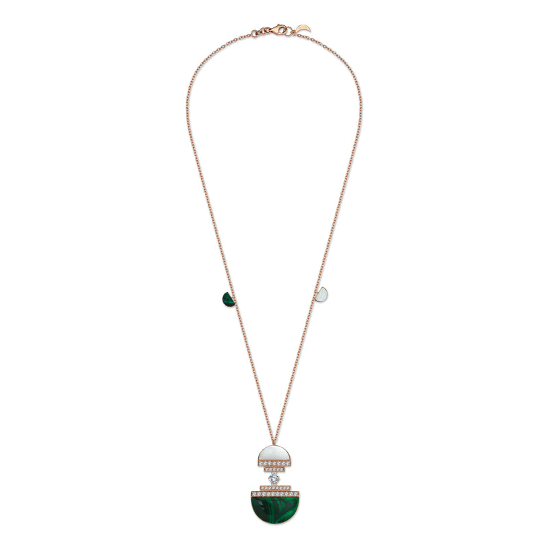 COSMIC GRACE MALACHITE NECKLACE