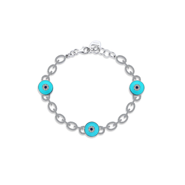 NAZAR CLASSIC THREE EYE BRACELET