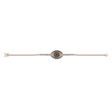 NAZAR MODERN BROWN DIAMOND EYE BRACELET