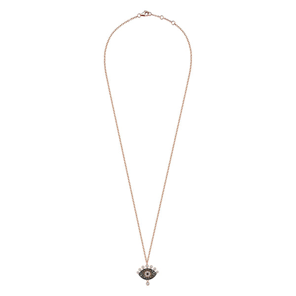 NAZAR FUTURA BROWN DIAMOND NECKLACE