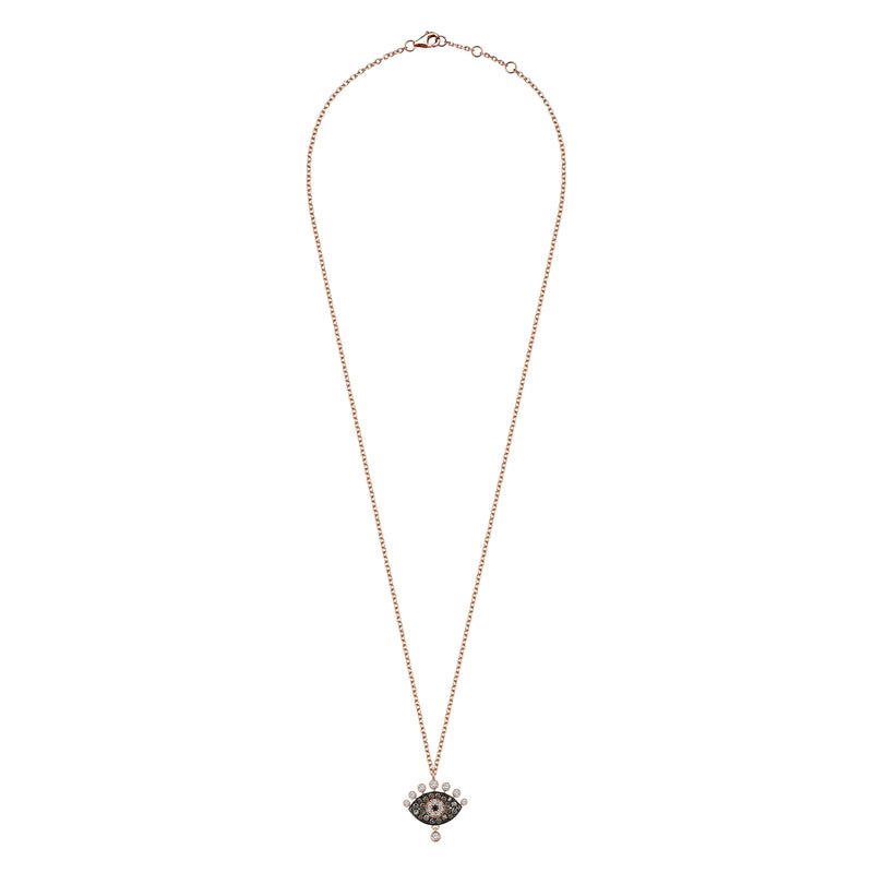 NAZAR FUTURA BROWN DIAMOND NECKLACE