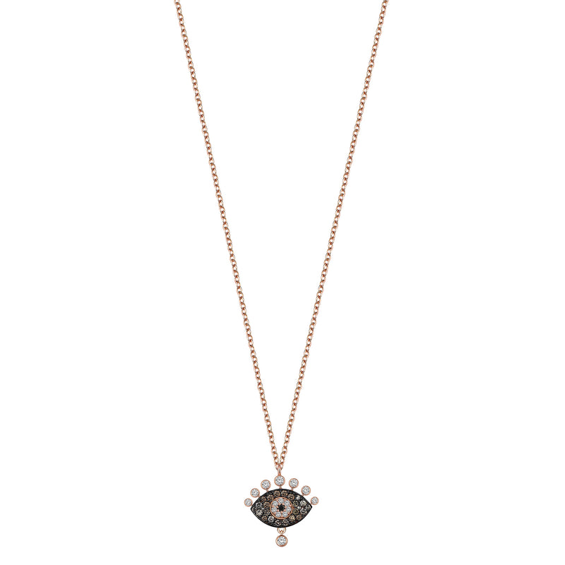 NAZAR FUTURA BROWN DIAMOND NECKLACE