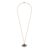 NAZAR MODERN BROWN DIAMOND EYE NECKLACE