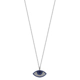 NAZAR MODERN SAPPHIRE PAVE EYE NECKLACE