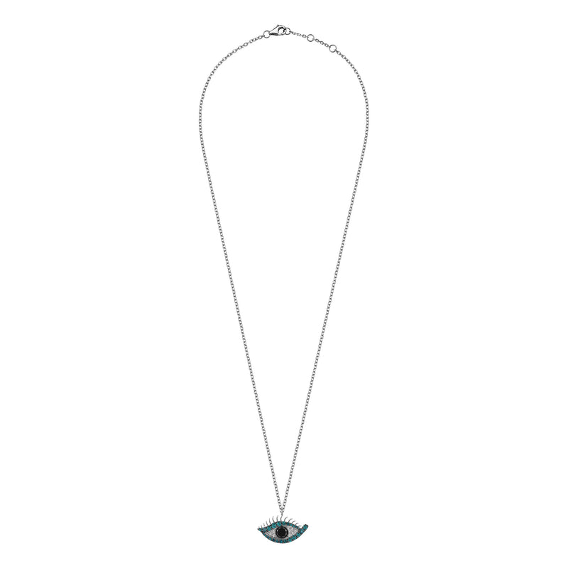 NAZAR FUTURA BLUE DIAMOND NECKLACE