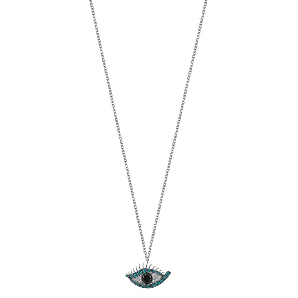 NAZAR FUTURA BLUE DIAMOND NECKLACE