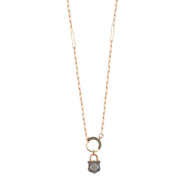 LOCK CHAIN NECKLACE