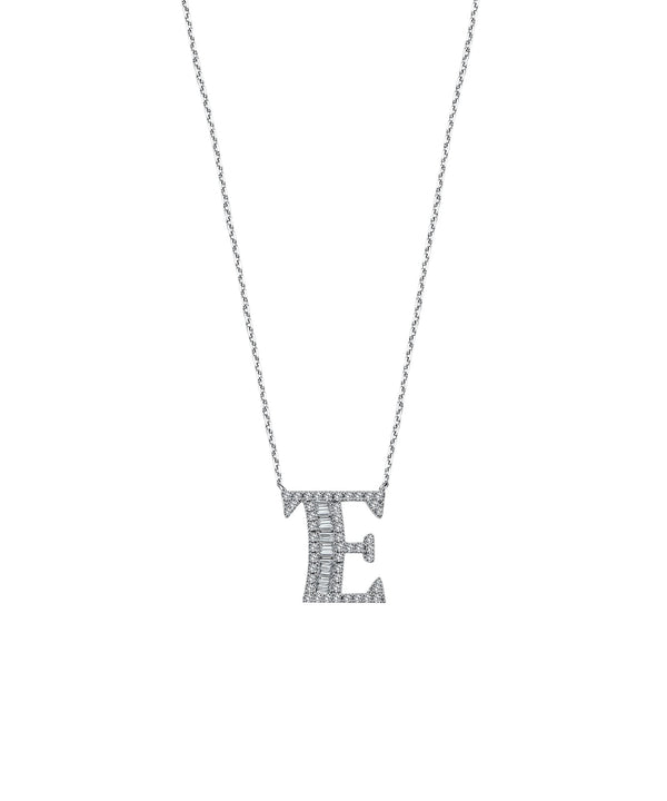 ALPHA "E" NECKLACE