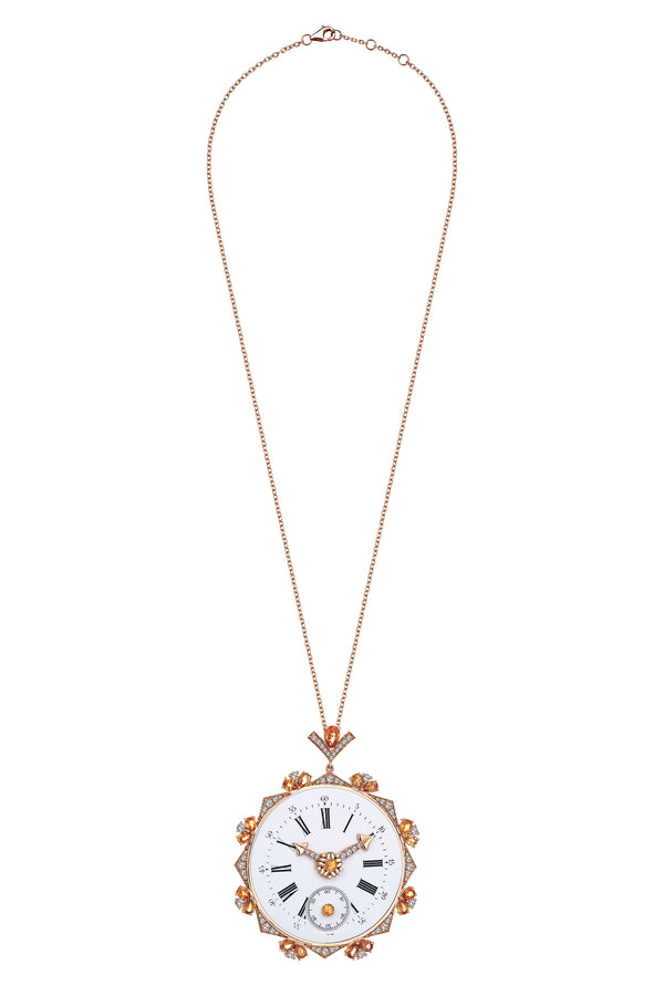 ILLUSION NECKLACE - yellow sapphire
