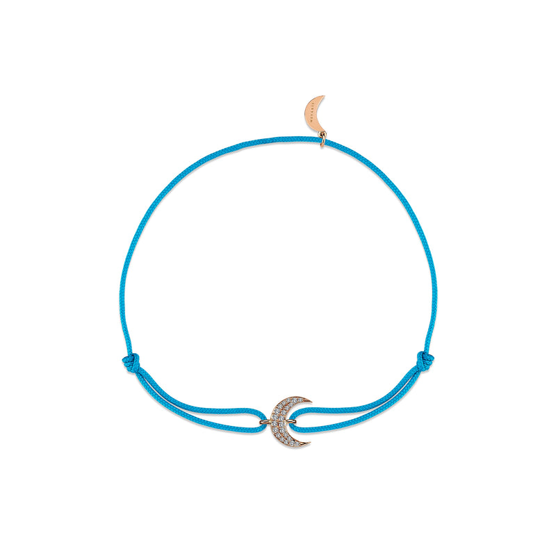 MOON BLUE CORD BRACELET