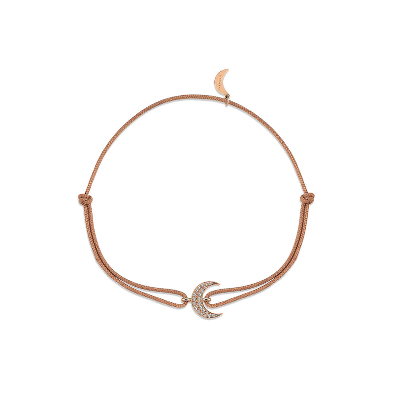 MOON BEIGE CORD BRACELET