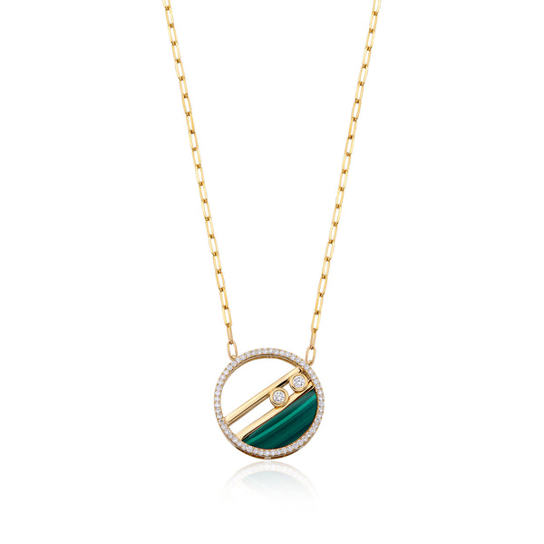 RENDEZVOUS MALACHITE NECKLACE