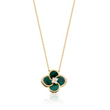 BLOSSOM MALACHITE NECKLACE