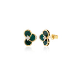 FLORA MALACHITE EARRINGS