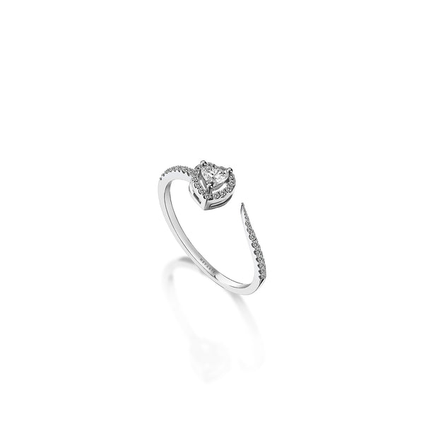 TWIN HEART RING