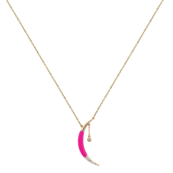 EOS NECKLACE IN NEON PINK