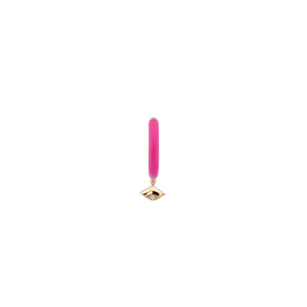 SYMBOLIC EARRINGS IN NEON PINK