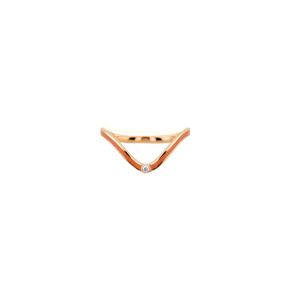 STELLA RING IN ORANGE