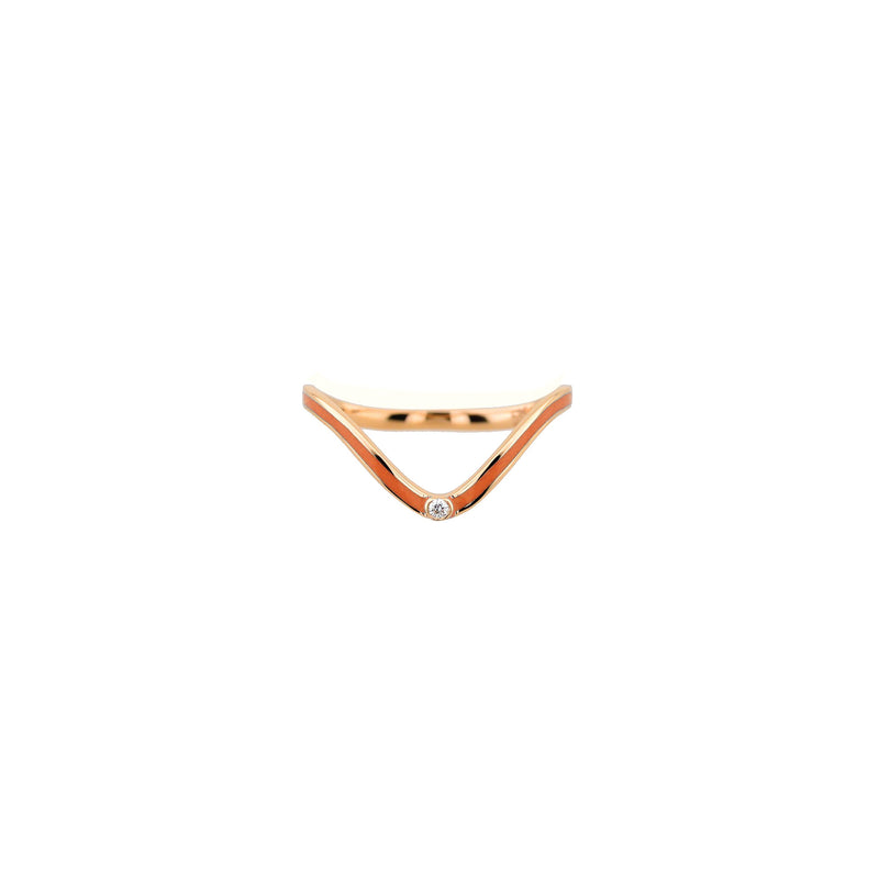 STELLA RING IN ORANGE