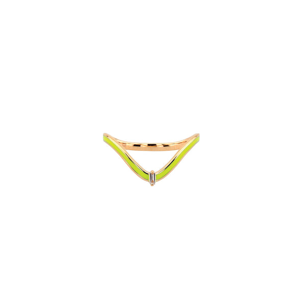 STELLA RING IN NEON YELLOW