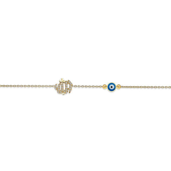 FAITH BRACELET WITH NAZAR CHARM