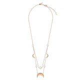 CRESCENT PEARL ESCLAVAGE NECKLACE