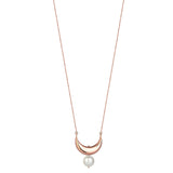 CRESCENT PEARL LINK PENDANT